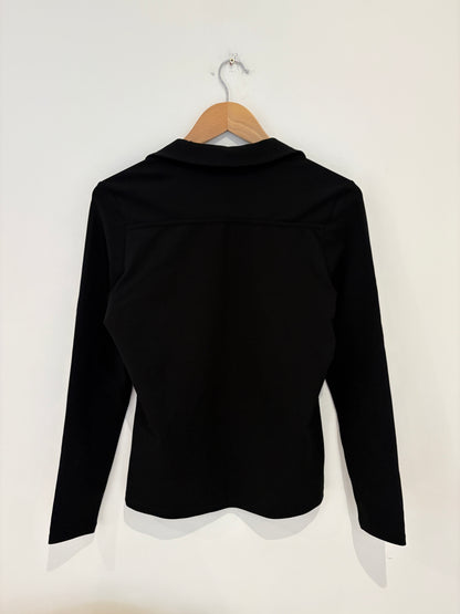 Reiss Black Zip up Jacket L