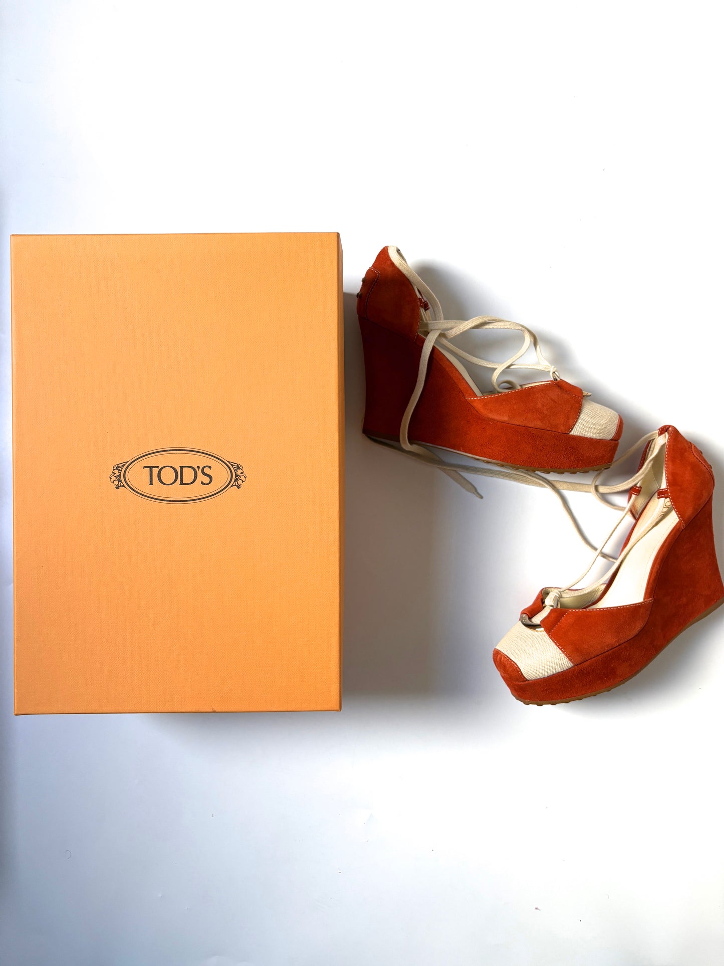 Tod's Suede Colourblock Pumps UK 7