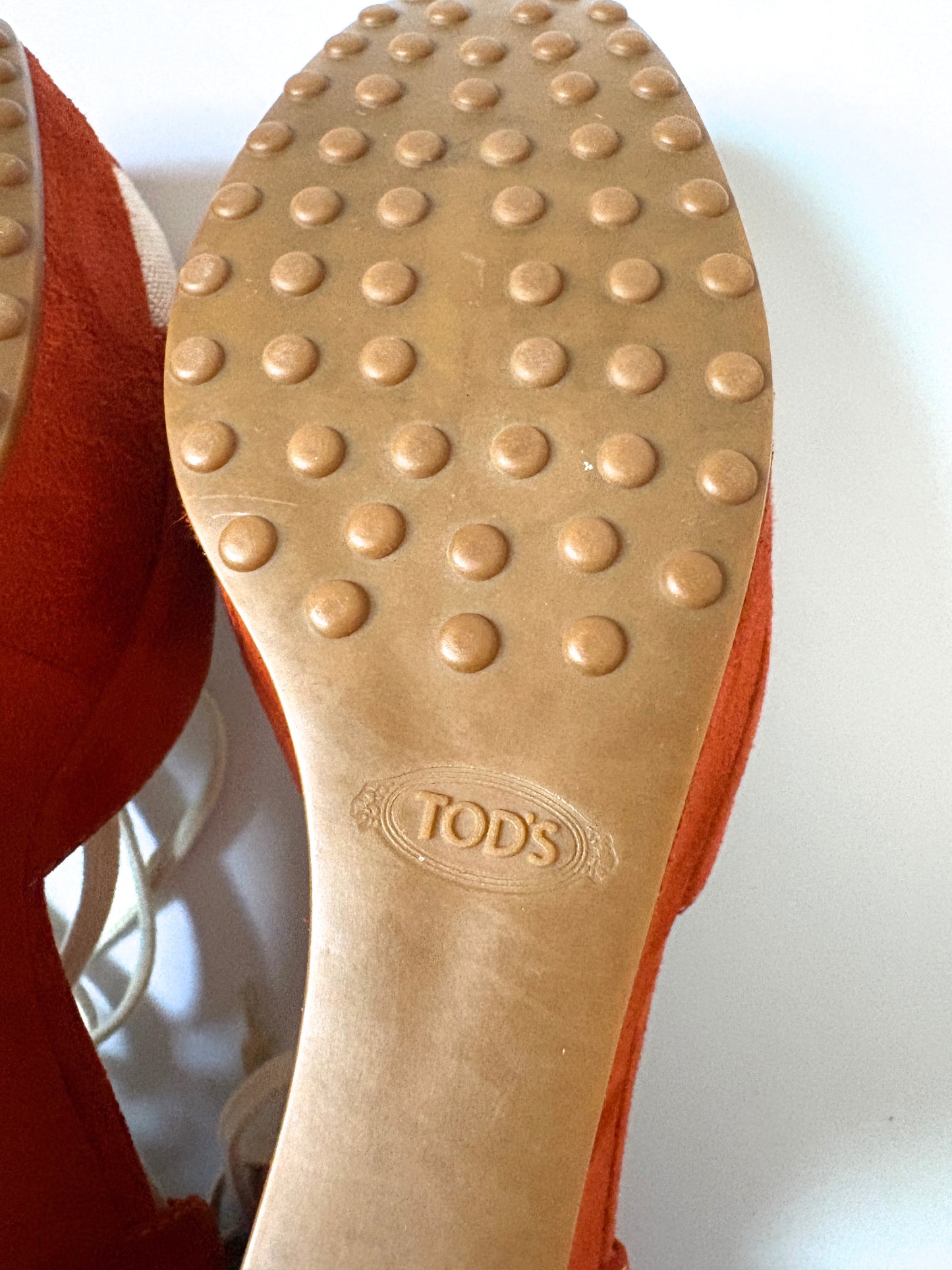 Tod's Suede Colourblock Pumps UK 7
