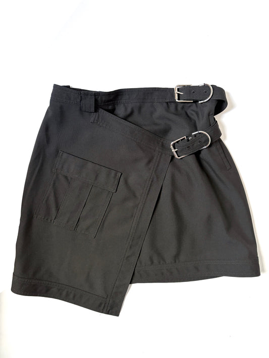 Carven Belted Wrap Skirt