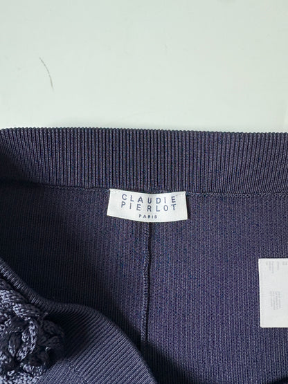 Claudie Pierlot Flared Blue Trousers UK 12