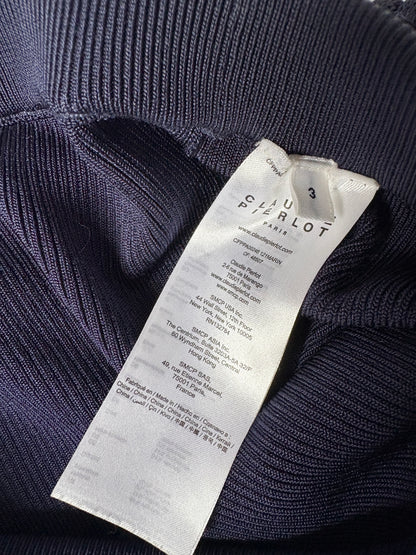 Claudie Pierlot Flared Blue Trousers UK 12