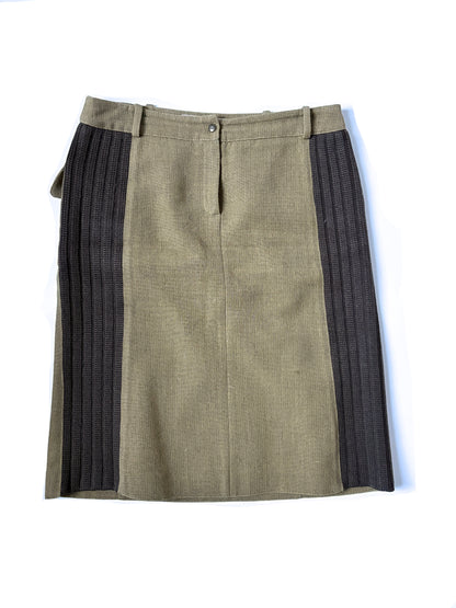 Miu Miu Khaki Pencil Skirt
