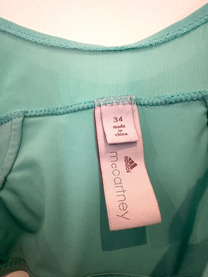 Adidas by Stella Mcartney Turquoise Cut Out Swimsuit UK 6