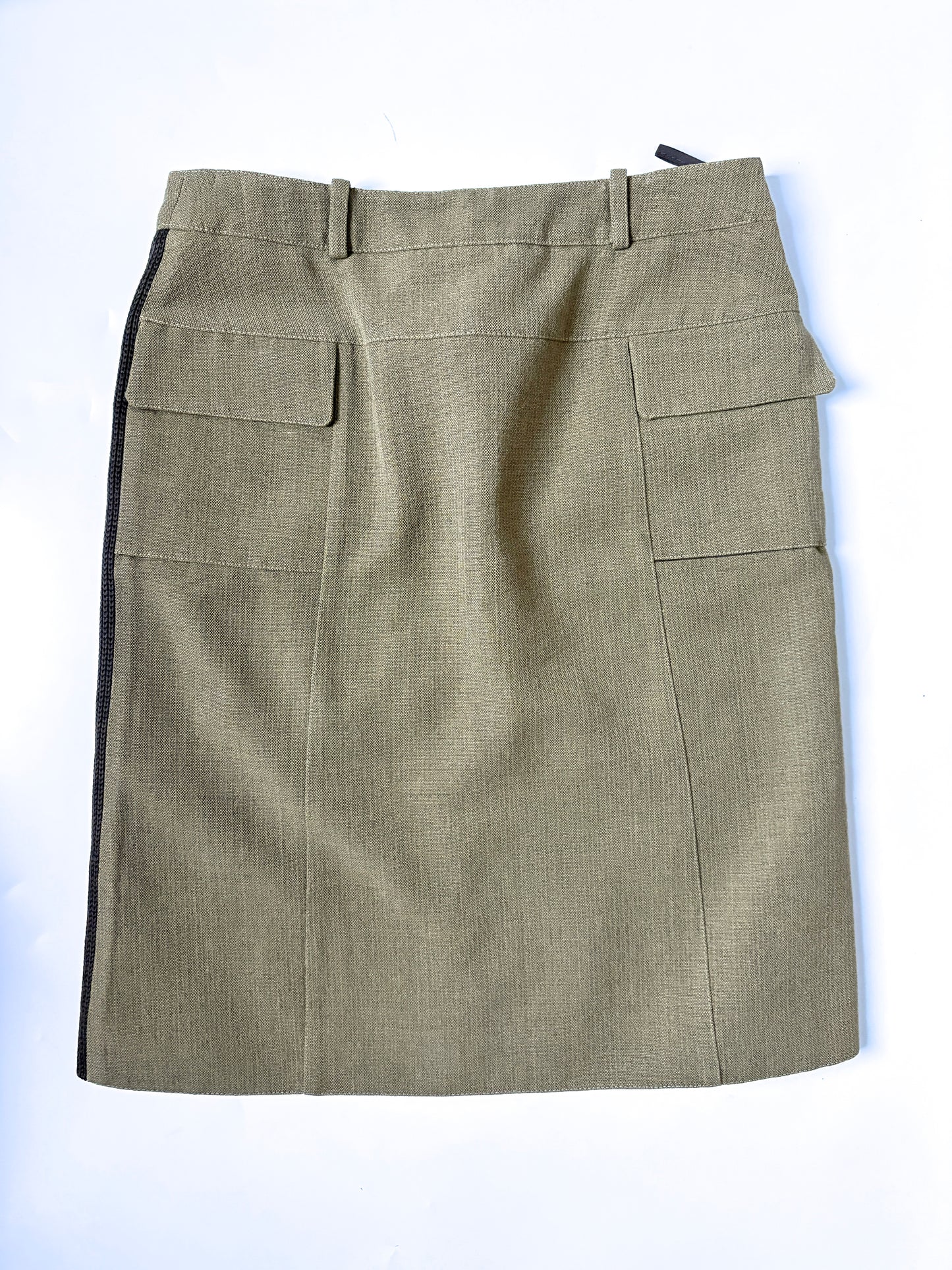 Miu Miu Khaki Pencil Skirt UK 8