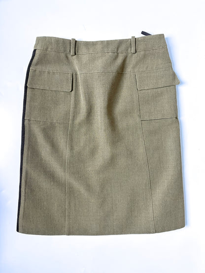 Miu Miu Khaki Pencil Skirt UK 8