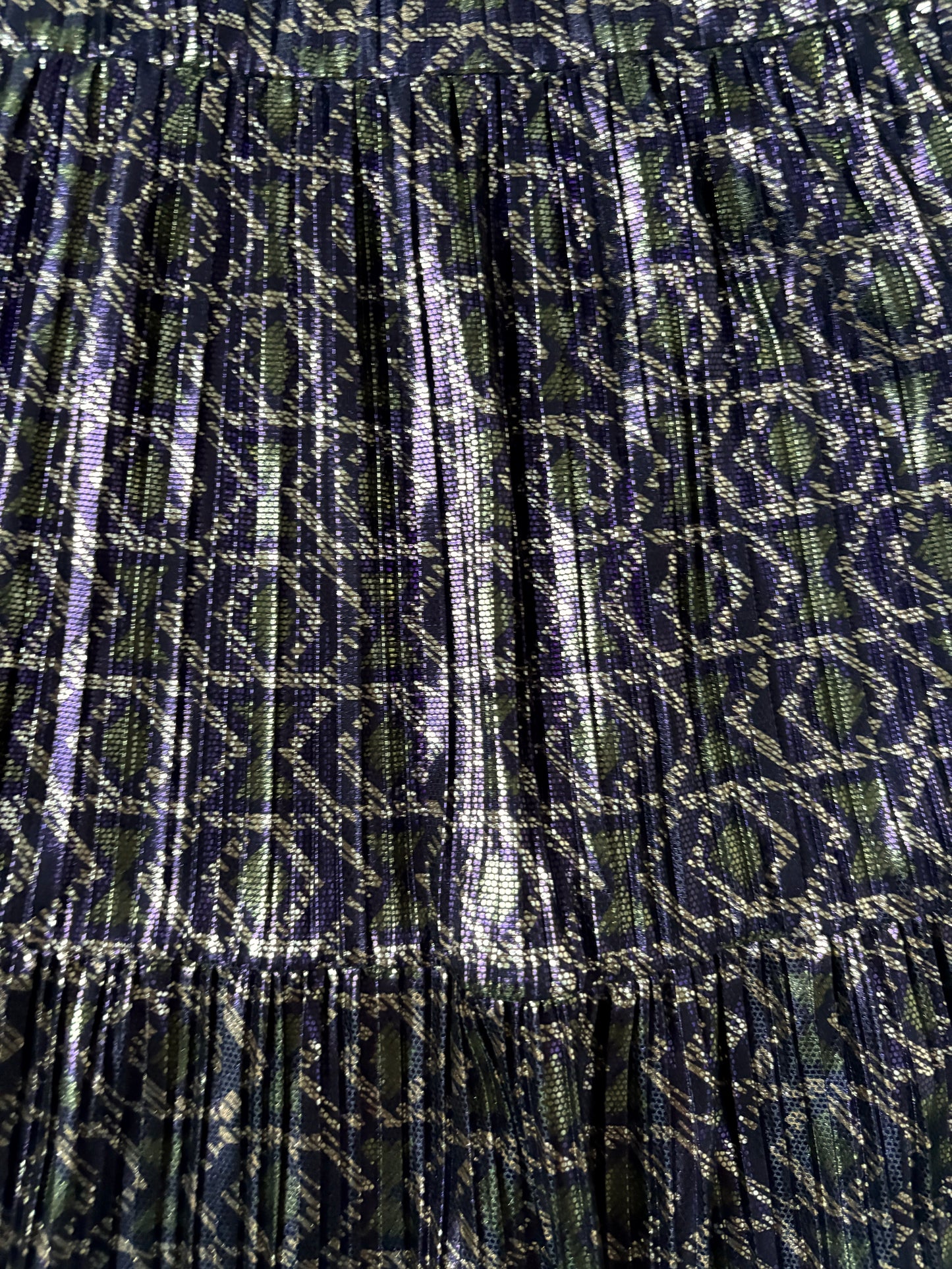 Ba&sh Purple Satin Midi Skirt M