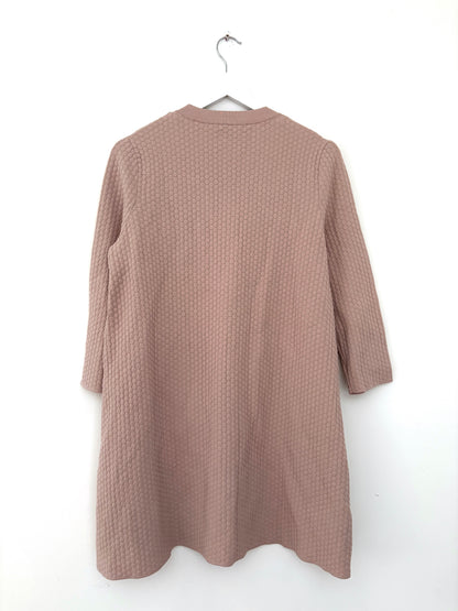 COS Textured Jacquard Long Cardigan Dress Size S