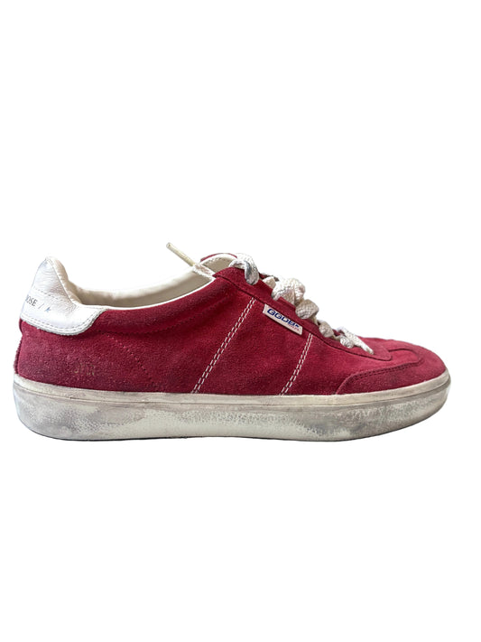 Golden goose soulstar red suede trainers