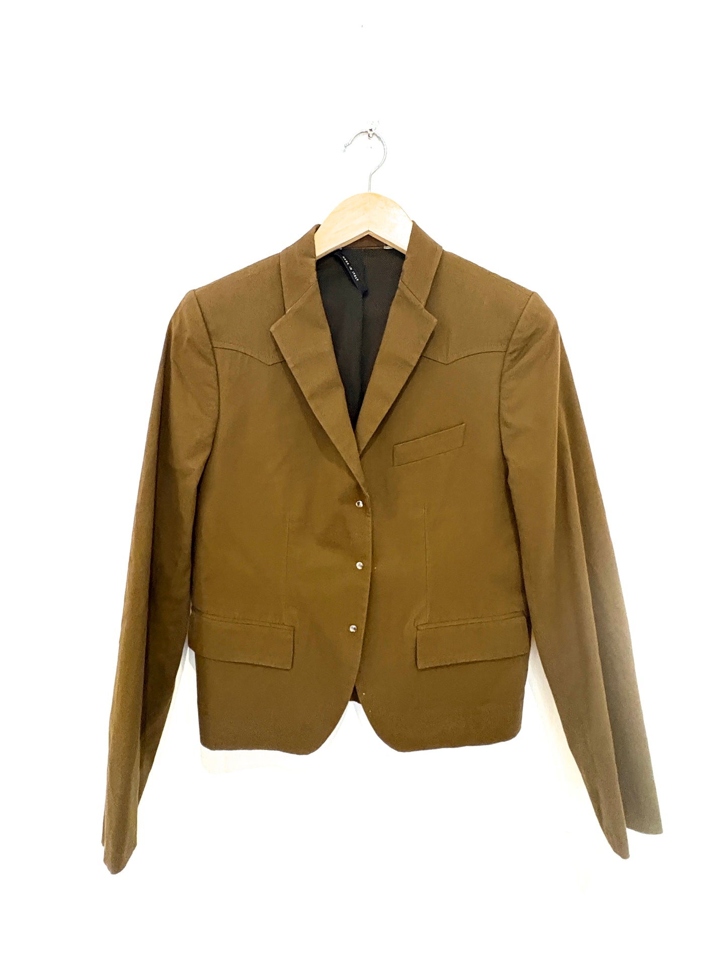 Gucci Vintage Khaki Blazer UK 8