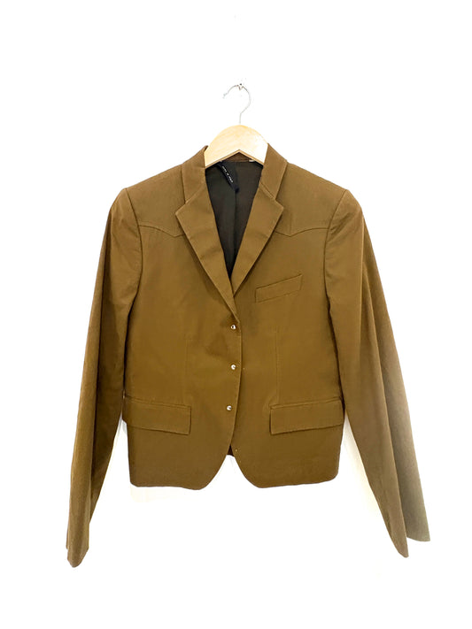 Gucci Vintage Khaki Blazer UK 8