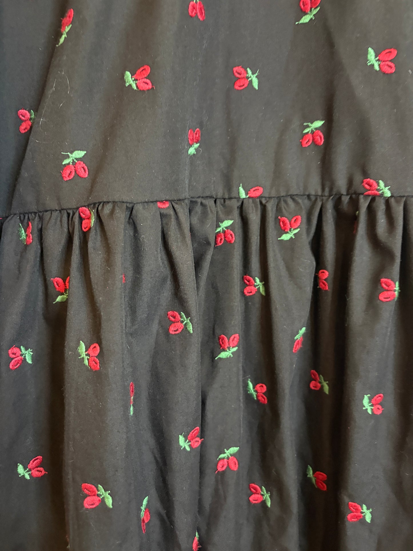 Johanna Sands Dolce  Embroidered Cherry Dress UK 14