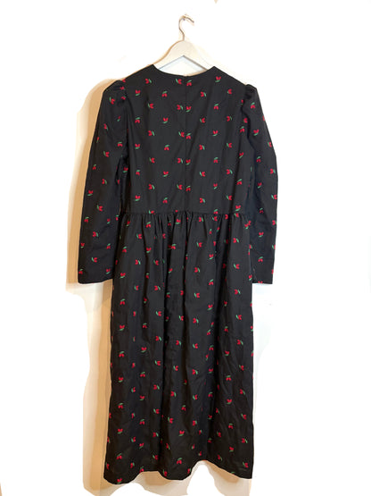 Johanna Sands Dolce  Embroidered Cherry Dress UK 14