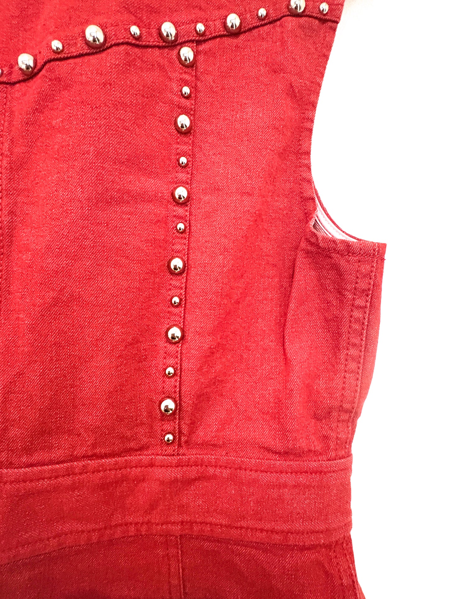 Diane Von Furstenberg Red Zip Front Dress UK 14