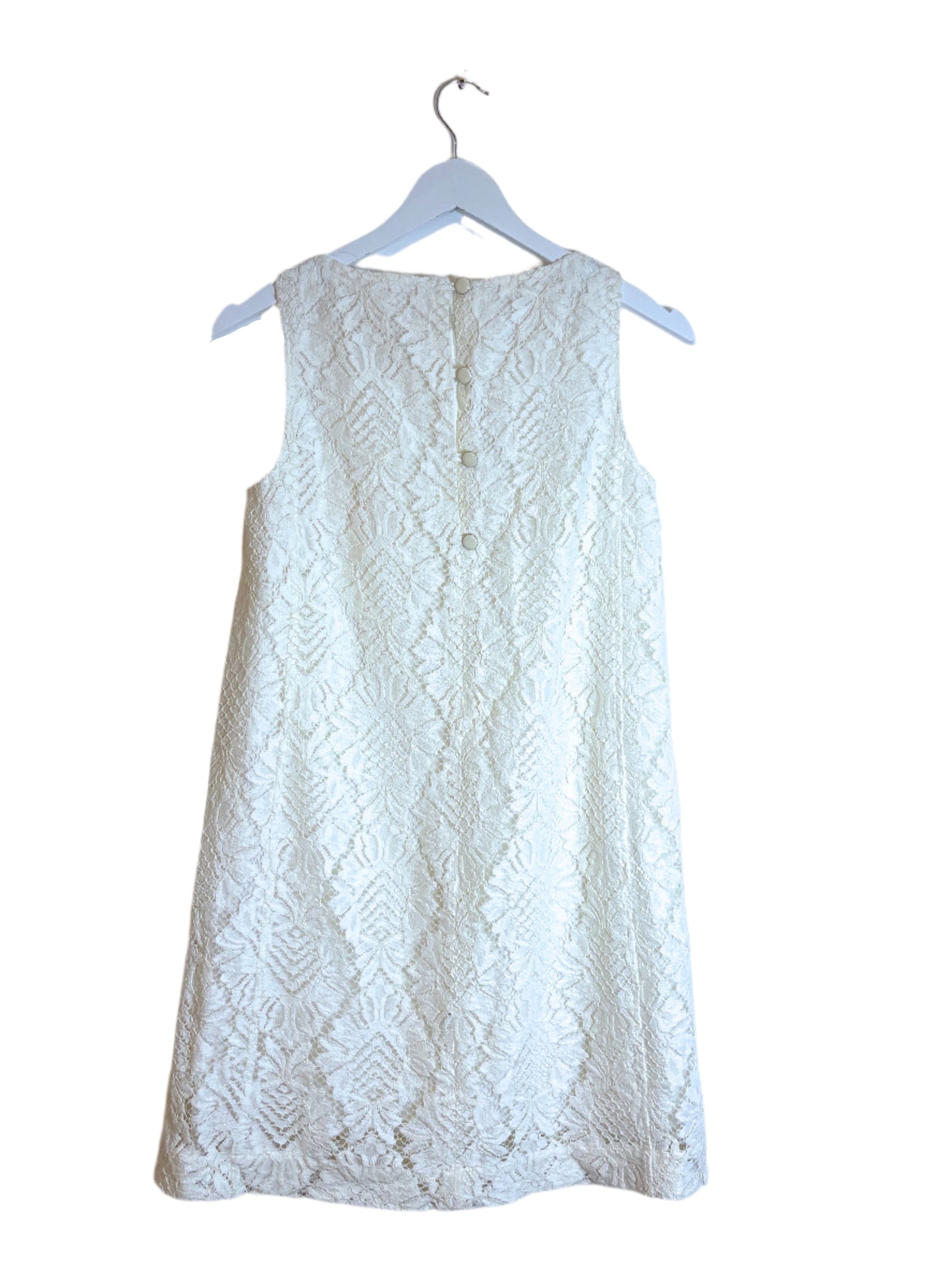 Sézane White Lace Dress UK 6