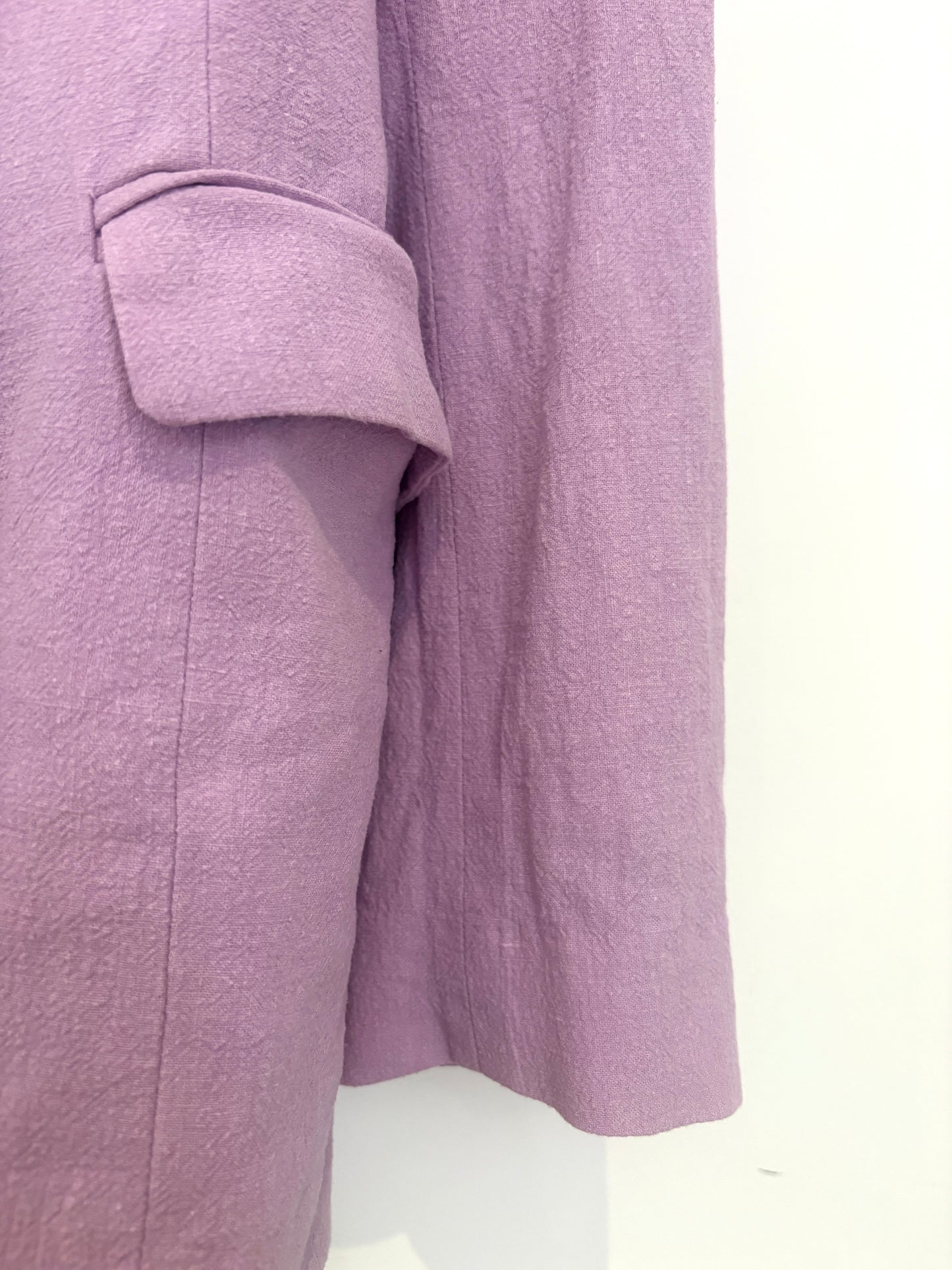 & Other Stories Lilac Linen Blazer UK 4