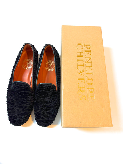 Penelope Chilvers Velvet Loafers UK 7