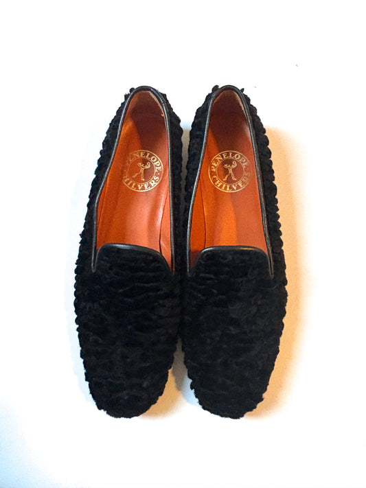 Penelope Chilvers Velvet Loafers