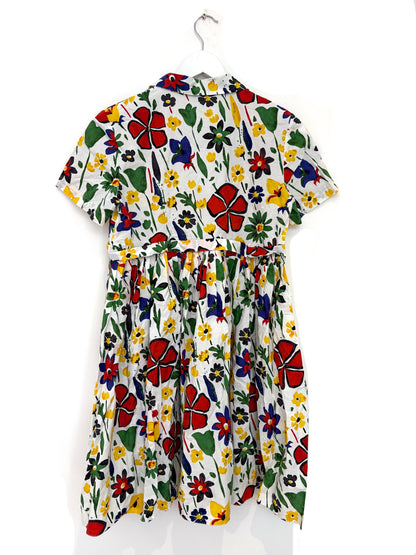Suno Floral Cotton Dress UK 8