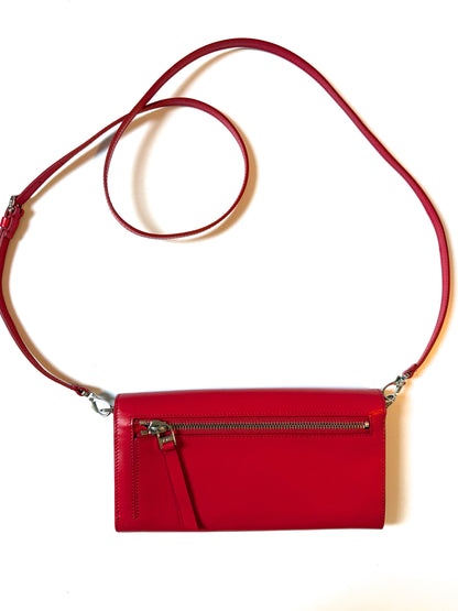 Tod's Double-T Red Leather Bag