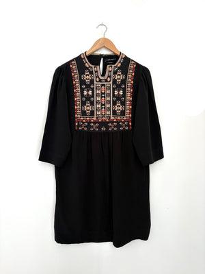 Isabel Marant Silk Embroidered Dress S