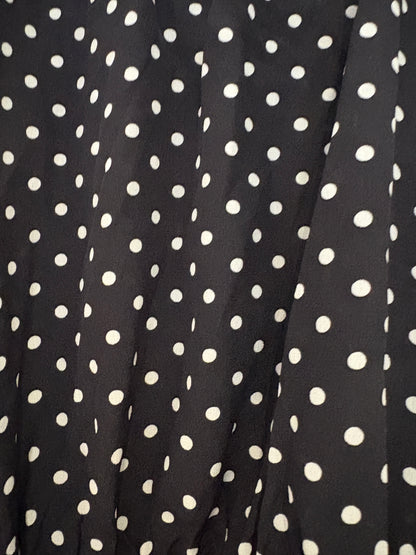 Tara Jarmon Silk Polka Dot Dress UK 8