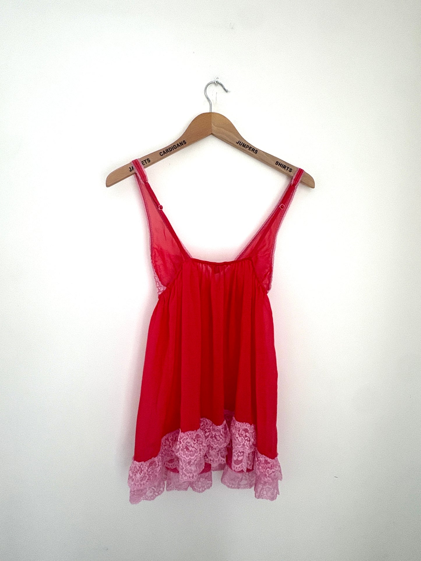 Victoria Secret Hot Pink Slip Dress S