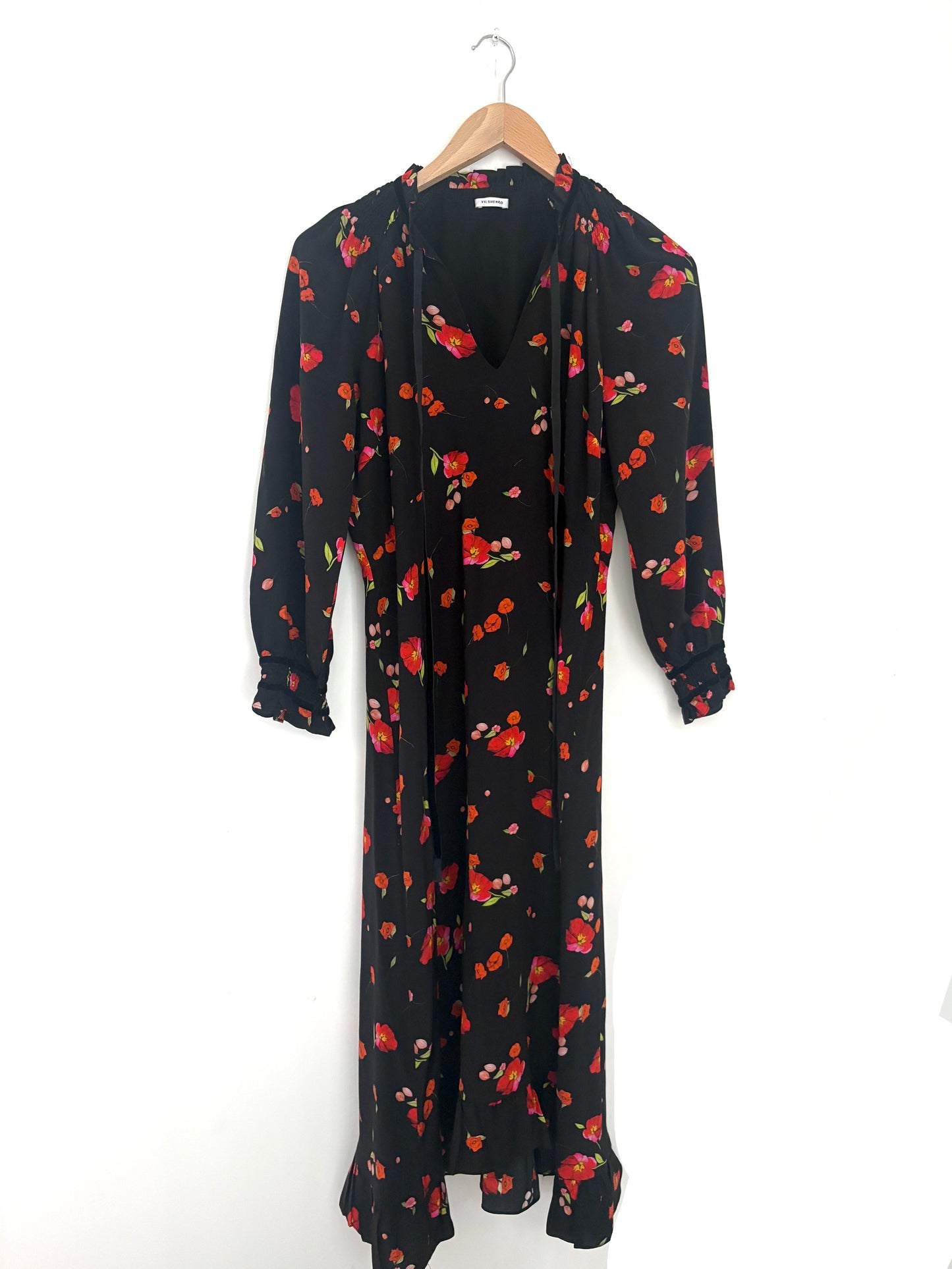 Vilshenko black Tulip Print Dress