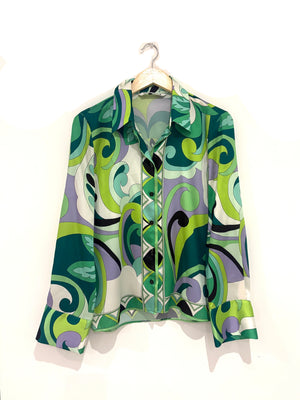 Zara Print Shirt S