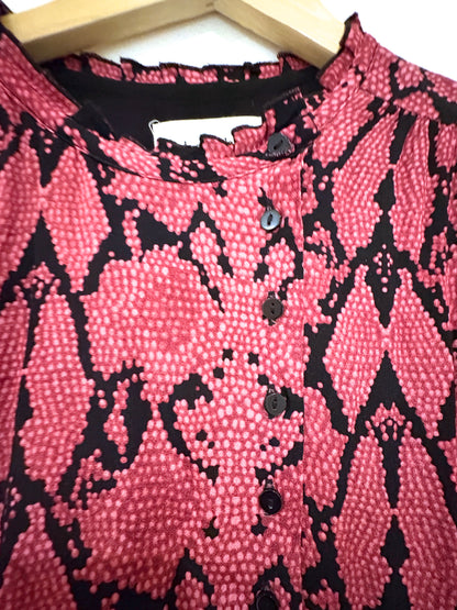 Ba&sh Snakeskin Dress L