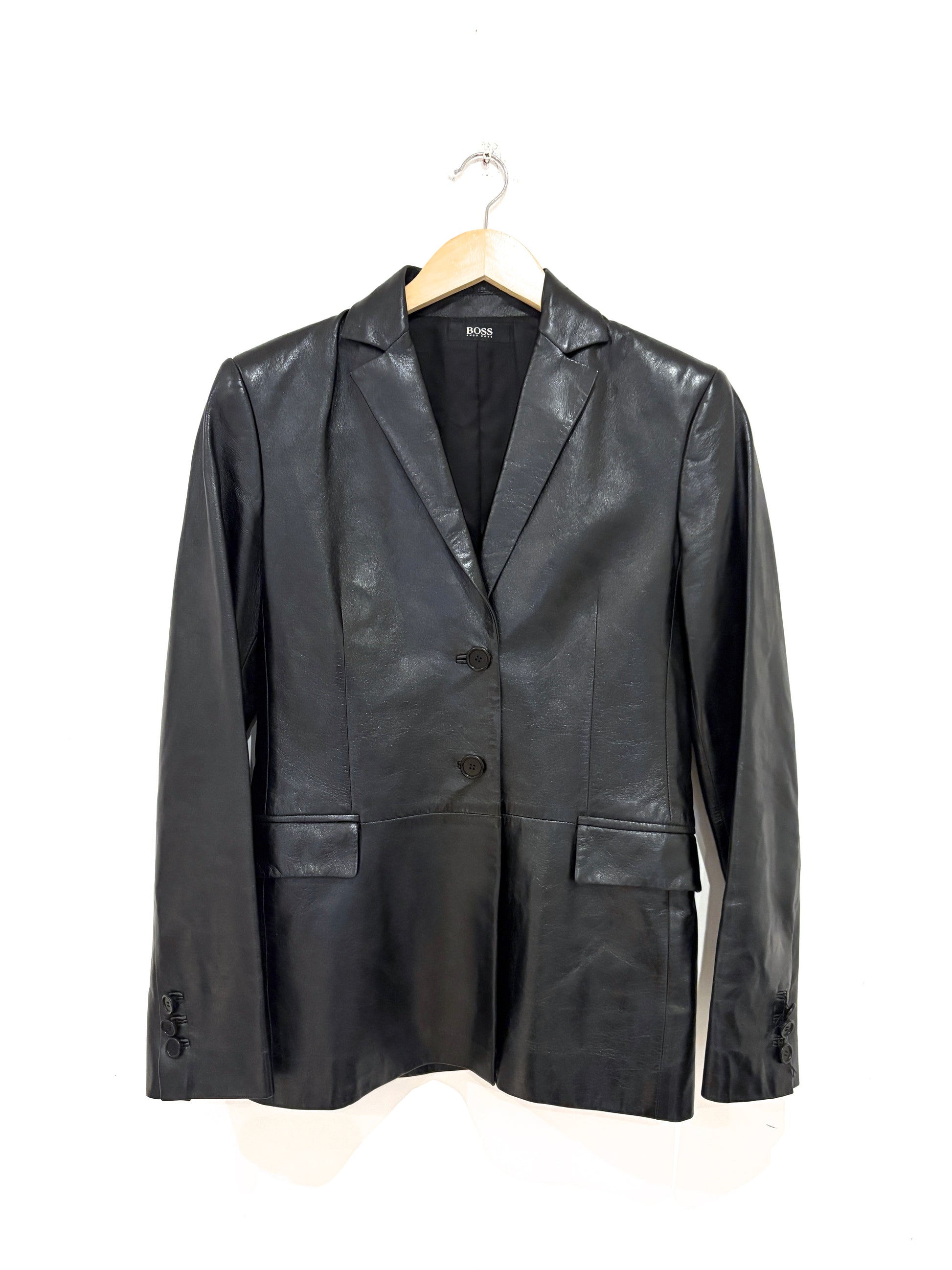 Hugo Boss Vintage Leather blazer