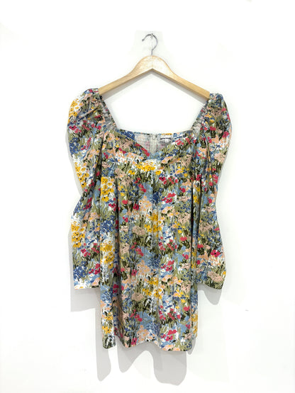 Reformation cyprus floral print dress