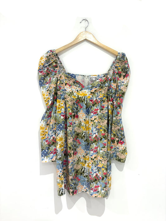 Reformation cyprus floral print dress