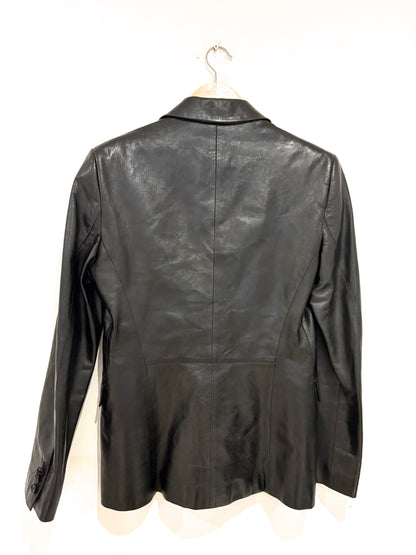 Hugo Boss Vintage Leather Blazer UK 12