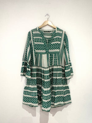 Devotion Twins Ella Green Dress XS