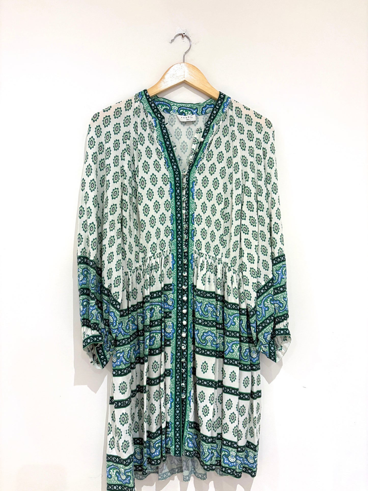 Sandro Printed Dress UK 10