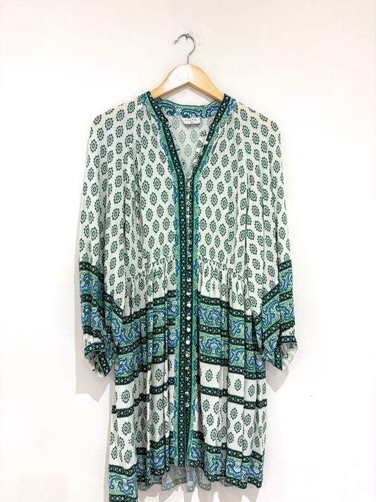 Sandro Printed Dress UK 10