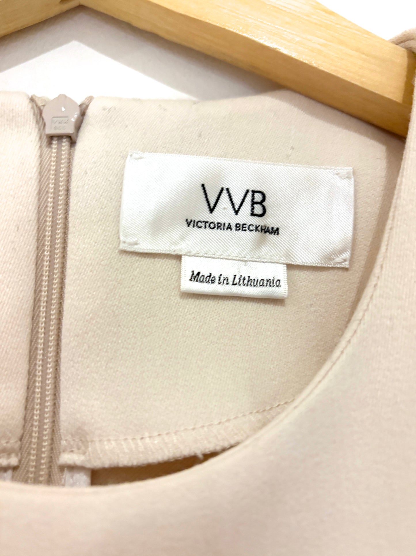 Victoria Victoria Beckham Light Beige Dress UK 12