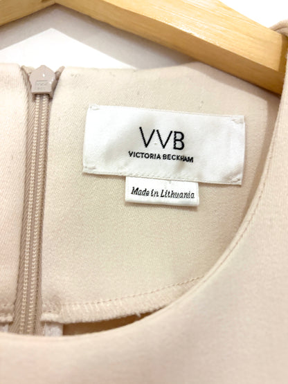 Victoria Victoria Beckham Light Beige Dress UK 12