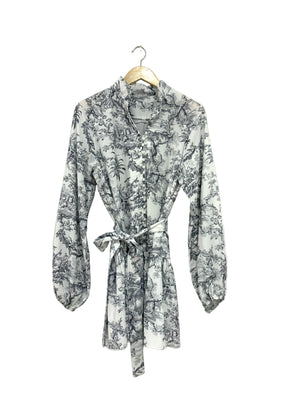 Commense Toile de Jouy Print Dress M
