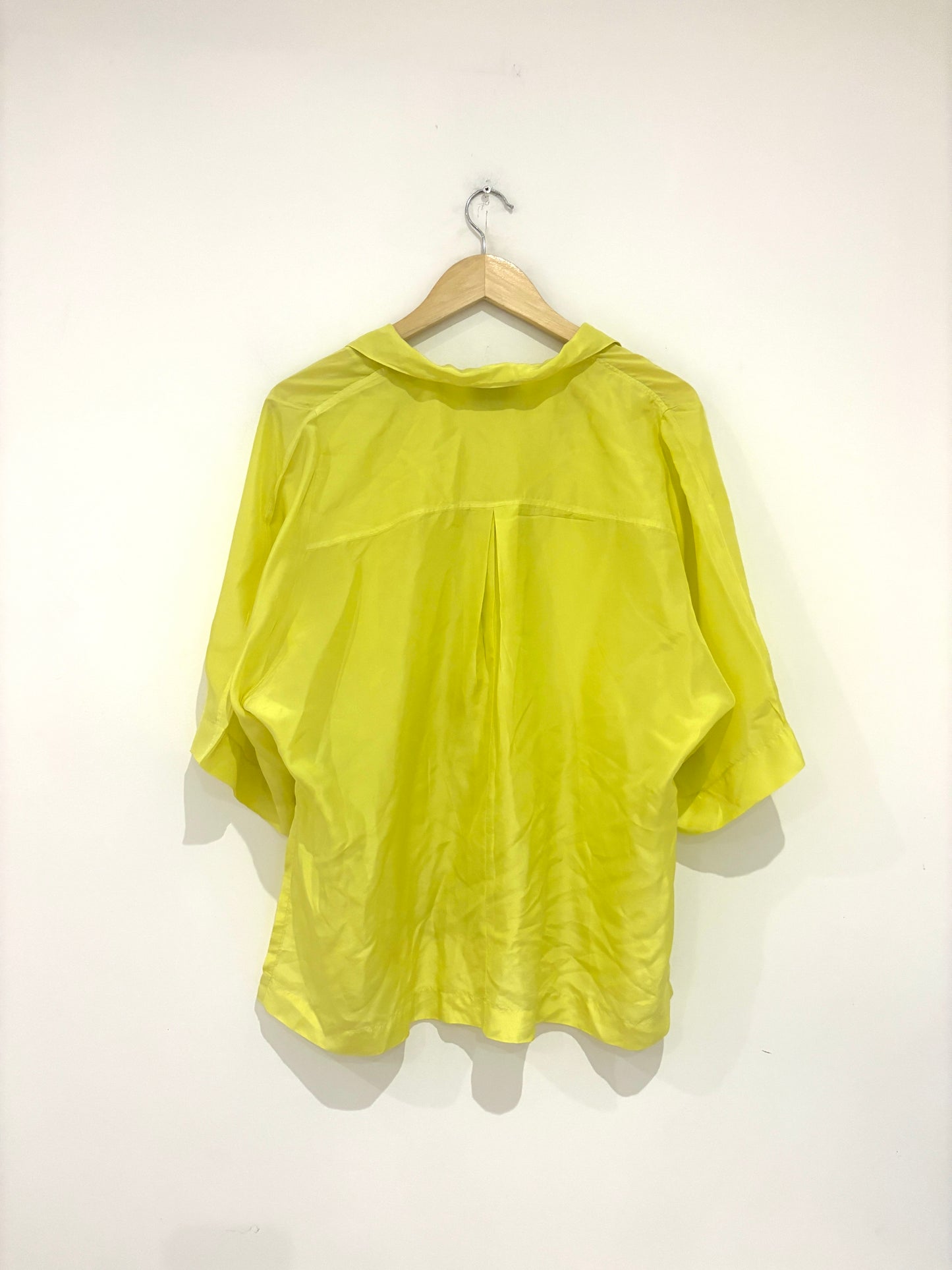Forte Forte Silk Yellow Shirt UK 6