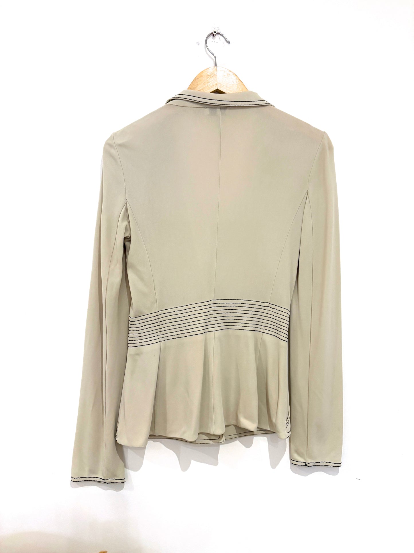 Emporio Armani Vintage Cream Suit UK 10