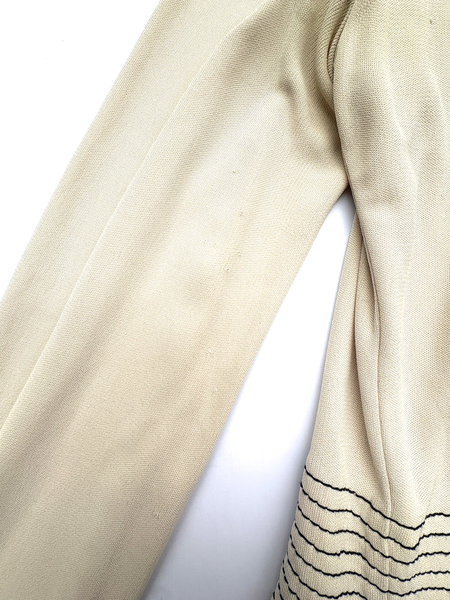 Emporio Armani Vintage Cream Suit UK 10