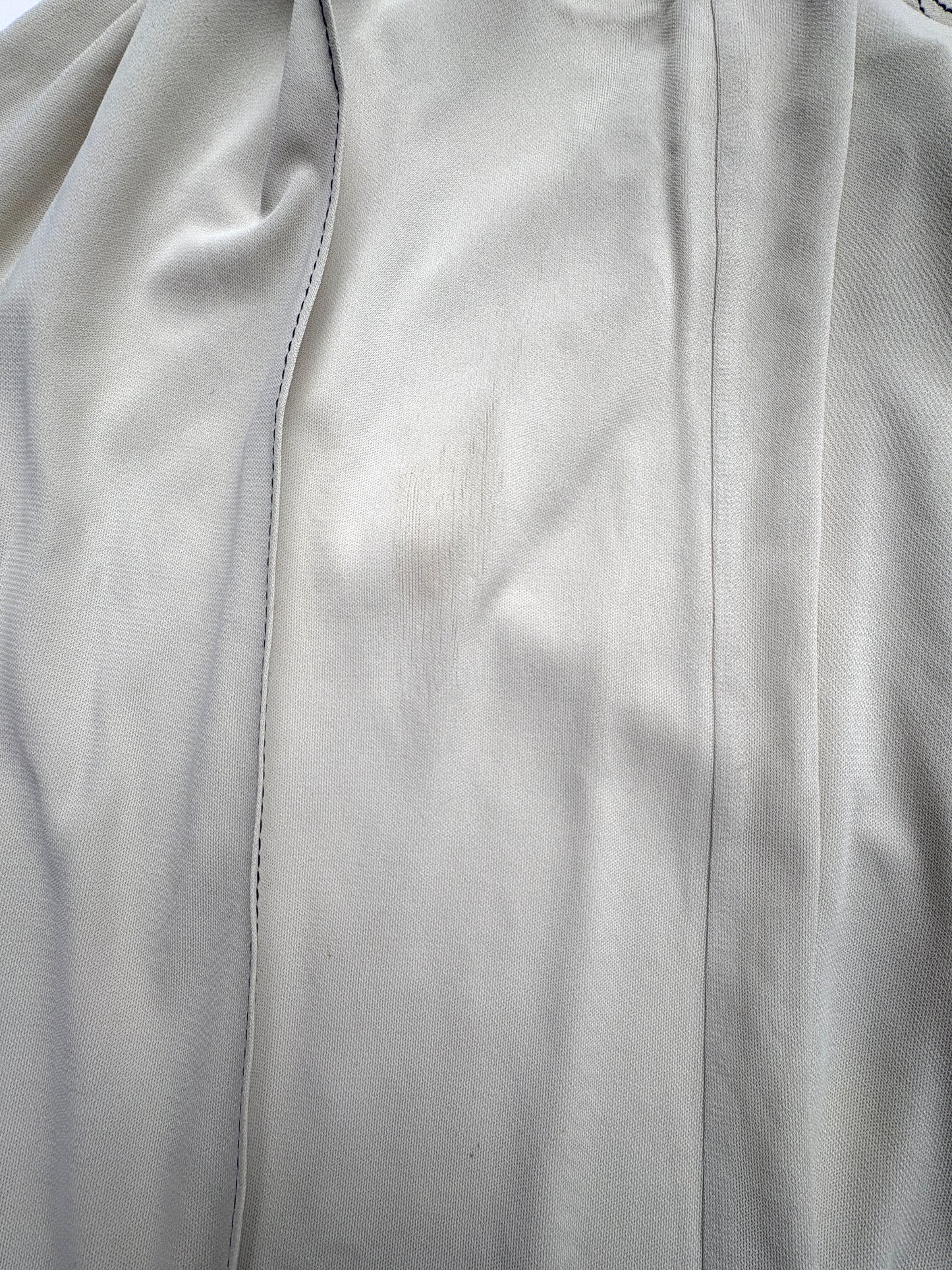 Emporio Armani Vintage Cream Suit UK 10