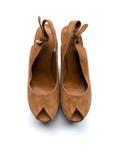 Clergerie Camel Suede Pumps UK 5