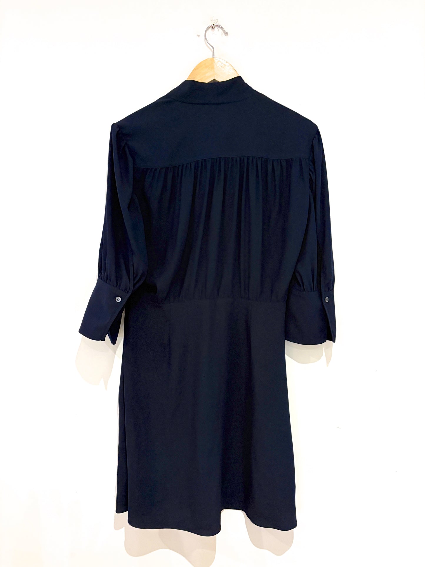 Victoria Victoria Beckham Navy Crepe Dress UK 12