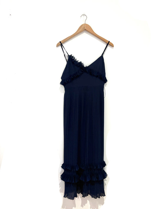 foxiedox navy pleat dress