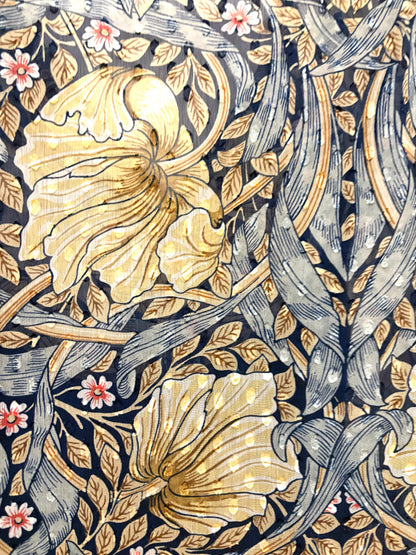 H&M x William Morris Floral Textured Dress UK 4