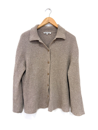 Reformation Fantino Collared Cashmere Cardigan