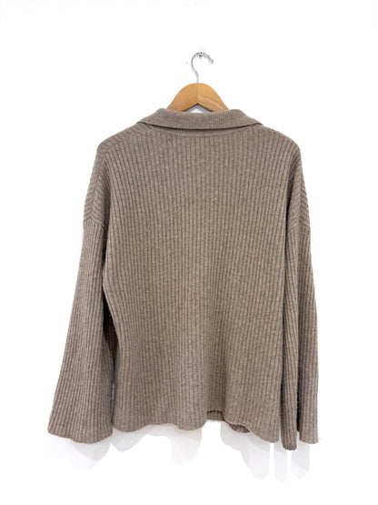 Reformation Coffee Wool Knit M